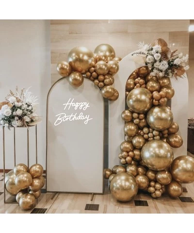 Metallic Gold Balloons Garlands Different Sizes 18/12/10/5 Inch for Graduation Birthday Wedding Baby Shower Party Decorations...