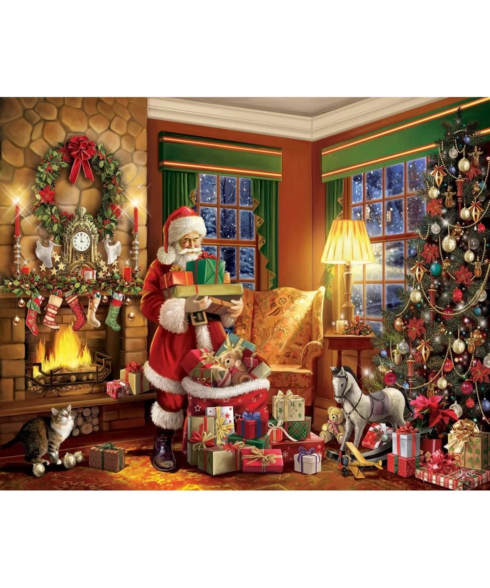 Santa’s Big Night 1000 Piece Jigsaw Puzzle Christmas Puzzle Holiday Puzzle $58.89 Jigsaw Puzzles