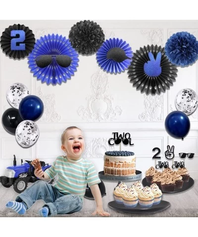 Two Cool Birthday Party Decorations 2nd Birthday Decorations for Boys Two Years Old Birthday Decorations Second Birthday Boy ...