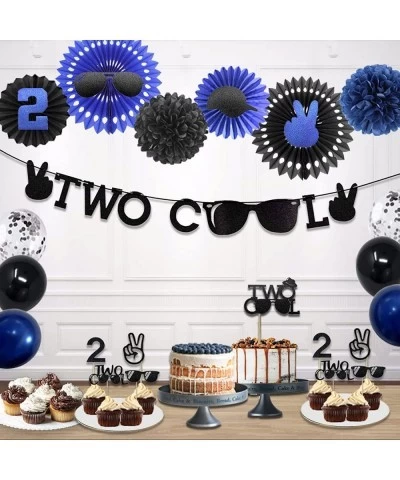 Two Cool Birthday Party Decorations 2nd Birthday Decorations for Boys Two Years Old Birthday Decorations Second Birthday Boy ...