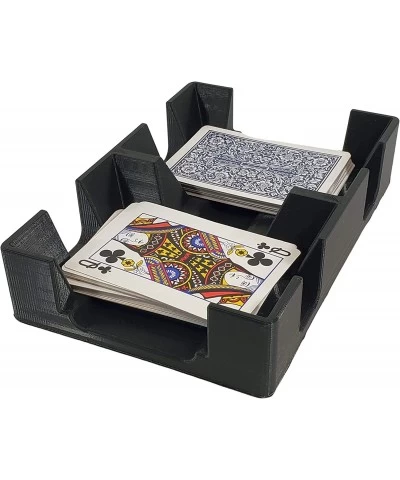 Black Plastic Cardian Playing Card Tray or Caddy - Non-Swivel - Made in USA $37.14 Card Games