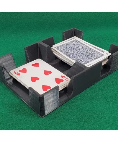 Black Plastic Cardian Playing Card Tray or Caddy - Non-Swivel - Made in USA $37.14 Card Games