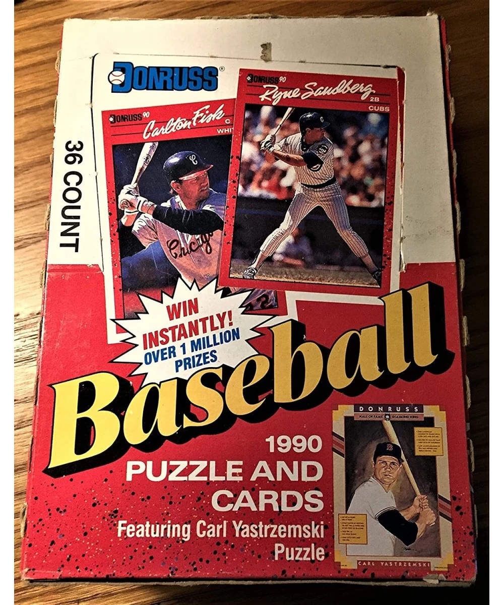 1990 Baseball Card Wax Pack Box (36 Count) $56.10 Trading Cards & Accessories