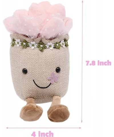 Adorable Plush Succulent Cute Plant Stuffed Animal Super Soft Bouquet Flower Plushies Huggable Toy Excellent Gifts for Your L...