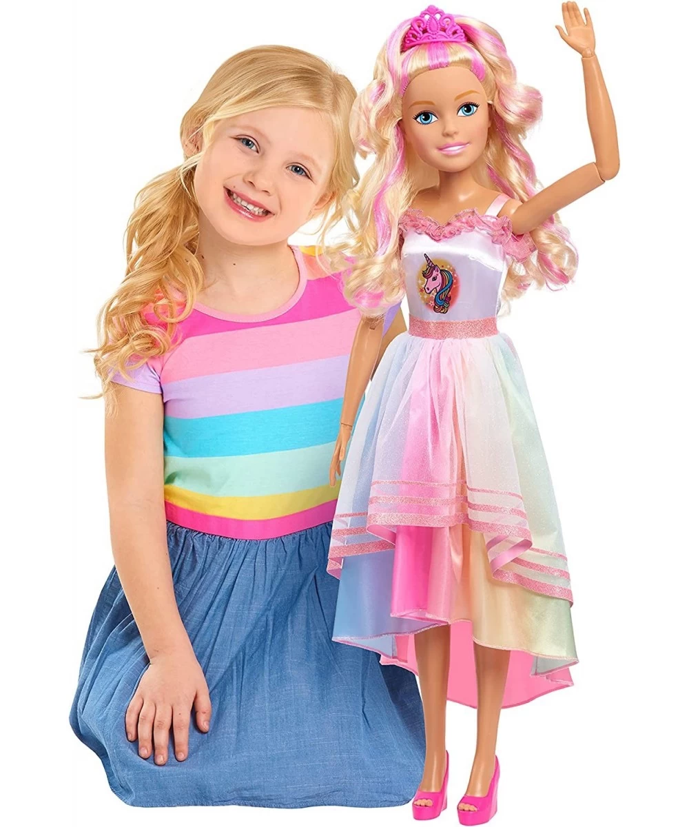 Barbie 28-inch Best Fashion Friend Unicorn Party Doll Blonde Hair Amazon Exclusive $66.50 Dolls