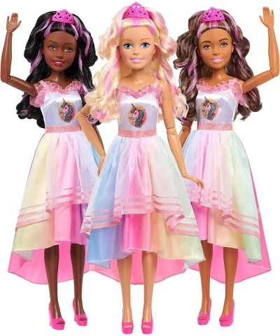 Barbie 28-inch Best Fashion Friend Unicorn Party Doll Blonde Hair Amazon Exclusive $66.50 Dolls