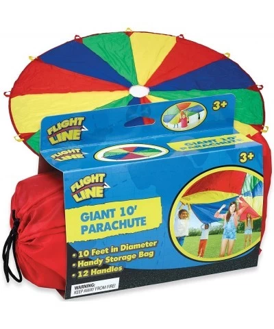 Kids 10 Foot Play Parachute Toy for Boys and Girls with 12 Handles for Team Group Cooperative Games Ages 3 + $51.00 Toy Sport...