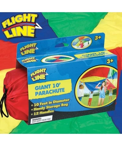 Kids 10 Foot Play Parachute Toy for Boys and Girls with 12 Handles for Team Group Cooperative Games Ages 3 + $51.00 Toy Sport...