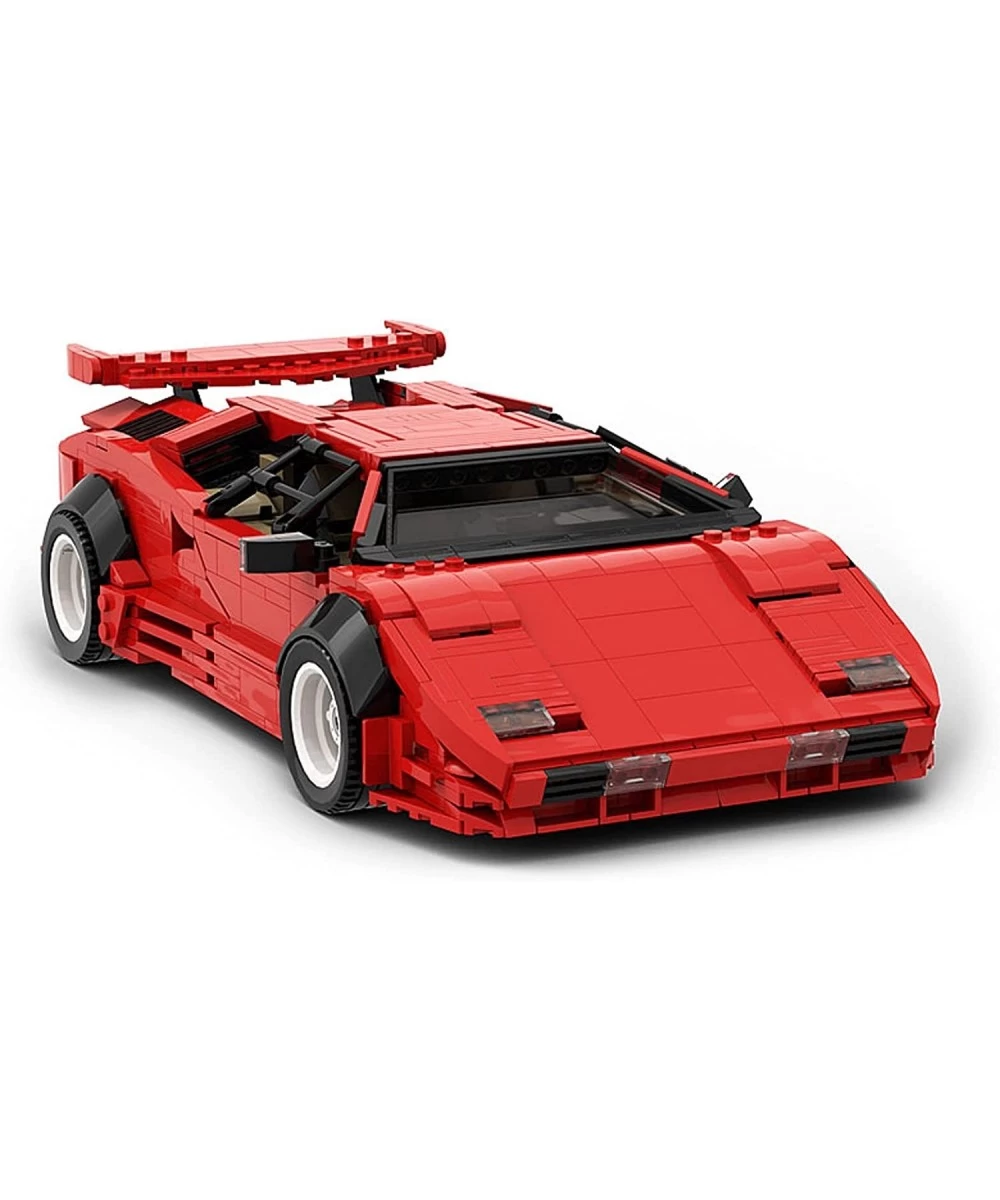 Supercar LP5000 QV Building Block Set Race Car Building Kit and Engineering Toys Building Project for Adults Collectible Mode...