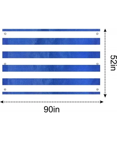 52"X90" Swing Set Replacement Tarp for Playgrounds Shade Screens (Blue/White) $43.83 Play Sets & Playground Equipment