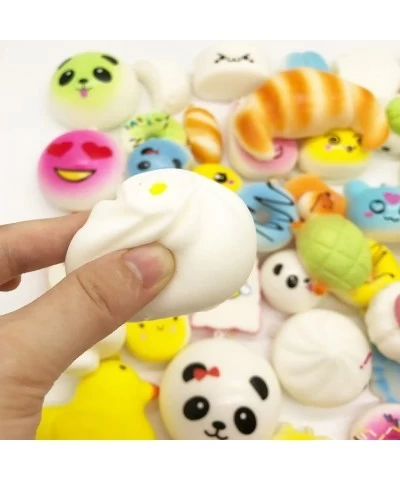 Random 30pcs Squishies Toys Jumbo Medium Mini Slow Rising Kawaii Squishy Cake/Panda/Bread/Buns Phone Straps for Kids Stocking...