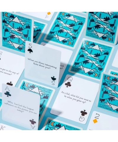 Basecamp Cards: Second Edition Conversation Starters - 52+2 Family Friendly Unique Questions - Family Conversation Cards - Pl...