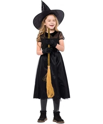 Girls Black Witch Costume Halloween Fancy Dress Up for Kids $35.36 Kids' Costumes