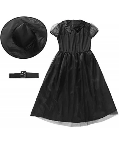 Girls Black Witch Costume Halloween Fancy Dress Up for Kids $35.36 Kids' Costumes