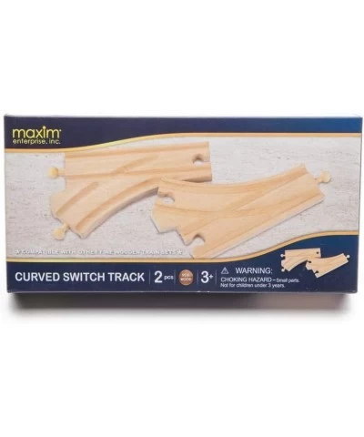 Maxim Toy Train Wooden Curved Switch Track (2 Pieces) : 50907 $16.41 Toy Train Set Tracks