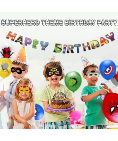 Happy Birthday Decoration Party Decoration Set 58 Pack Superhero Theme Birthday Party Supplies Included Happy Birthday Banner...