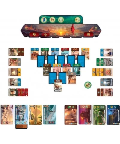 7 Wonders Duel Board Game (BASE GAME) | Board Game for 2 Players | Strategy Board Game | Civilization Board Game | Fun Board ...