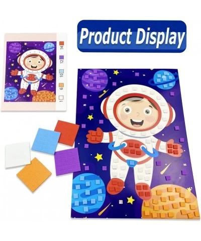 Mosaic Sticker Art Kits for Kids Foam Craft Stickers Mosaics Pictures DIY Sticker-by-Number Handmade Art Kits for Kids $25.76...