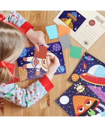 Mosaic Sticker Art Kits for Kids Foam Craft Stickers Mosaics Pictures DIY Sticker-by-Number Handmade Art Kits for Kids $25.76...