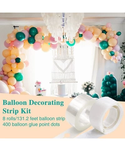 Balloon Arch Strip Kit Decorating Strip Kit for Arch Garland 131.2 Feet Balloon Tape Strips with 400 Balloon Glue Point Dots ...