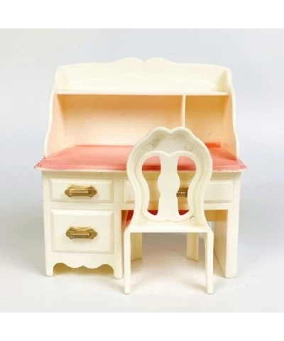 Dollhouse Miniatures Furniture Accessories Dollhouse Table Chairs High Simulation Doll Plastic Table Chairs Model DIY for Mic...