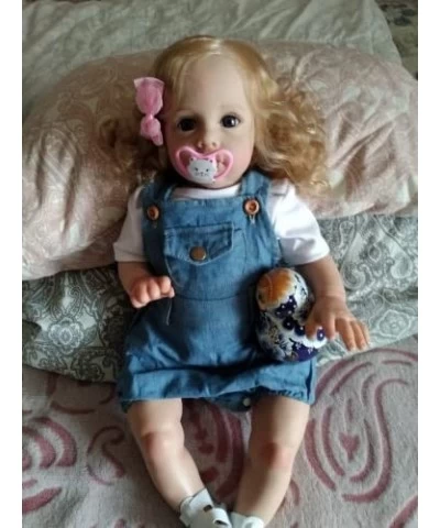 Real Life Reborn Baby Dolls Realistic Newborn Baby Doll That Look Real Lifelike Baby Doll with Blood Vessels & Feeding Kit (J...