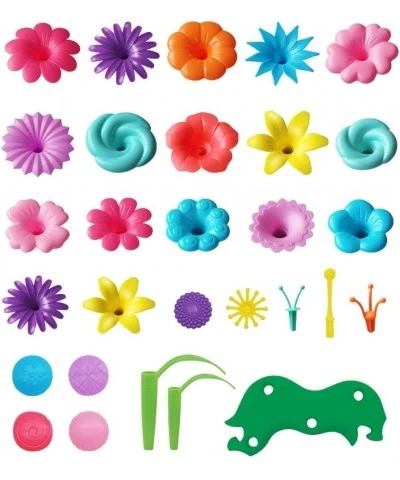 Flower Garden Building Toys 148 Pieces Plastic Clay Flowers Kit Stem Toy for Preschool boy and Girl Birthday for Kids Ages 3 ...