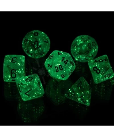 Polyhedral 7-Die Set - Borealis Teal/Gold with Luminary 27585 (CHX27585) Green $20.15 Game Accessories