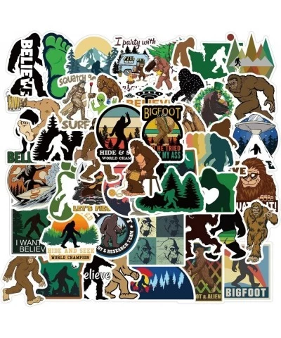 Bigfoot Yeti Stickers for Hydro Flask 50pcs Cute Cool Aesthetic Vinyl Stickers for Hydroflask Water Bottle Laptop Skateboard ...