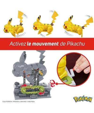 Pokémon Figure Toy for Adults Building Set Motion Pikachu Collectible with Mechanized Motion Brick $134.19 Toy Building Sets