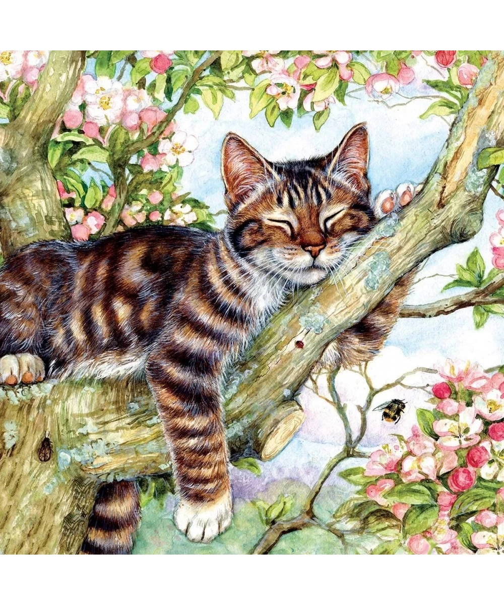 Sleepy Cat 500 pc Jigsaw Puzzle $32.72 Jigsaw Puzzles