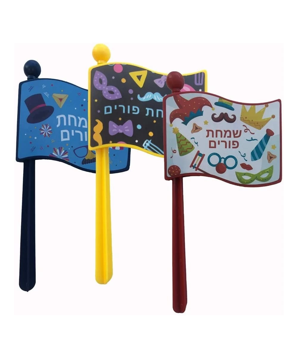 Dress-Up-America Purim Gragger - Holiday Noisemakers for Kids - 3 Pack of Assorted color Party Graggers $18.41 Noisemaker Toys