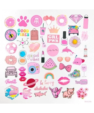 Waterproof Stickers for Water Bottle - 100pcs Cute Aesthetic Stickers for Laptop Computer Phone PC Skateboard Luggage Hydro F...