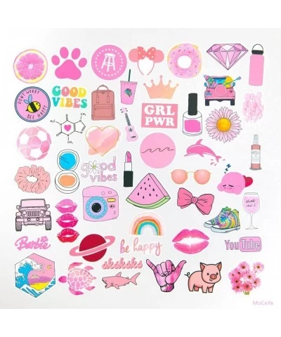 Waterproof Stickers for Water Bottle - 100pcs Cute Aesthetic Stickers for Laptop Computer Phone PC Skateboard Luggage Hydro F...