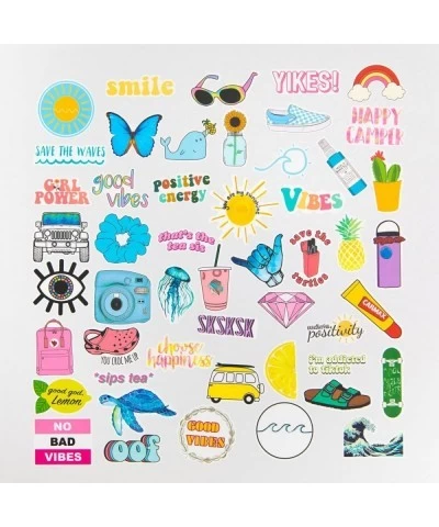 Waterproof Stickers for Water Bottle - 100pcs Cute Aesthetic Stickers for Laptop Computer Phone PC Skateboard Luggage Hydro F...