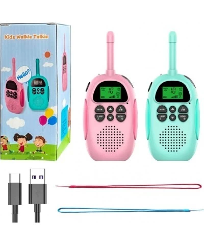 Walkie Talkies for Kids Rechargeable 1500Mah Long Range Walkie Talky for Boys Girls with 22 Channels 2 Way Radio and LCD Scre...