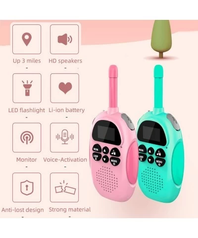 Walkie Talkies for Kids Rechargeable 1500Mah Long Range Walkie Talky for Boys Girls with 22 Channels 2 Way Radio and LCD Scre...