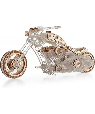 Chopper-V1 3D Puzzle Motorcycle for Adults – 211 Pcs Self-Assembly Mechanical Modelling Kit 14+ – Premium Quality Plywood and...