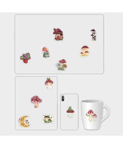 Cute Mushroom Stickers for Water Bottle Teen and Girl Waterproof Laptop Computer Skateboard Bicycle Luggage Guitar Travel Cas...