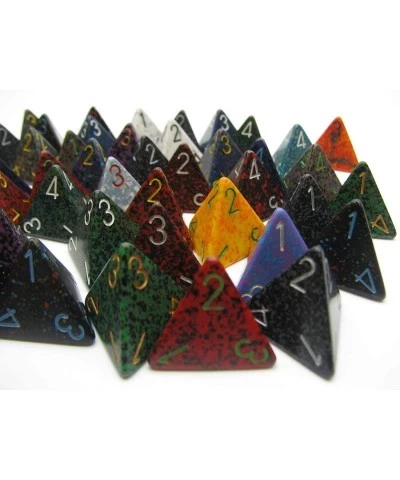 DND Dice Set - D&D Dice - 16mm Assorted Speckled Plastic Polyhedral Dice Set - Dungeons and Dragons Dice Includes 50 Dice – D...