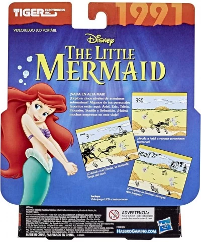 Tiger Electronics Disney's The Little Mermaid Electronic LCD Video Game Retro-Inspired Edition Handheld 1-Player Game Ages 8 ...