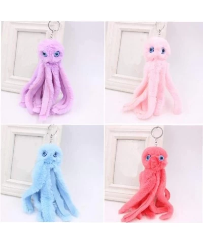 Octopus Keychain Sea Animal Shape Plush Toy Backpack Pendant Keying Creative Gifts for Boys Girls $15.83 Plush Figure Toys