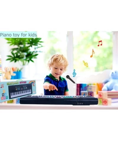 Keyboard Piano Electric Digital Piano Mini Music Electronic Keyboards 61 Key Kids Piano Musical Instrument Piano Toy w/ Micro...