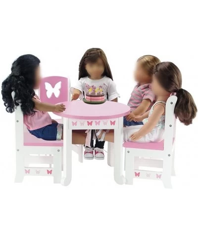 Doll Clothes 18 Inch Doll Kitchen Dining Chairs Accessories Furniture Gift Set for Kids Girls | 18" Doll 2 Chair Accessory Se...