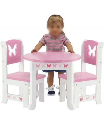 Doll Clothes 18 Inch Doll Kitchen Dining Chairs Accessories Furniture Gift Set for Kids Girls | 18" Doll 2 Chair Accessory Se...