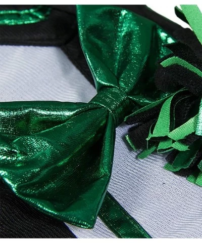 Metallic Green & Black Cheerleader Teddy Bear Clothes Fits Most 14"-18" Build-A-Bear and Make Your Own Stuffed Animal $33.68 ...