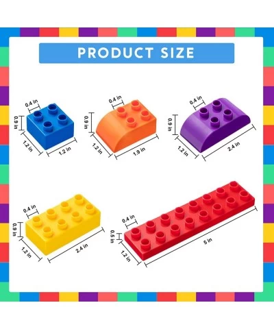 180 Pcs Kids Building Blocks Kit Toddler Basic Blocks Set Large Giant Big Classic Regular Bricks Toys Game for Preschool Ages...