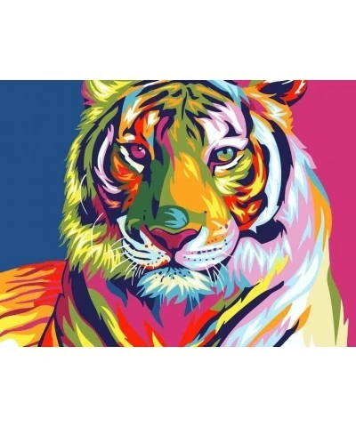 Paint by Numbers DIY Acrylic Painting Kit for Kids & Adults Beginner - 16" x 20" Colorful Tiger Pattern $23.81 Kids' Drawing ...