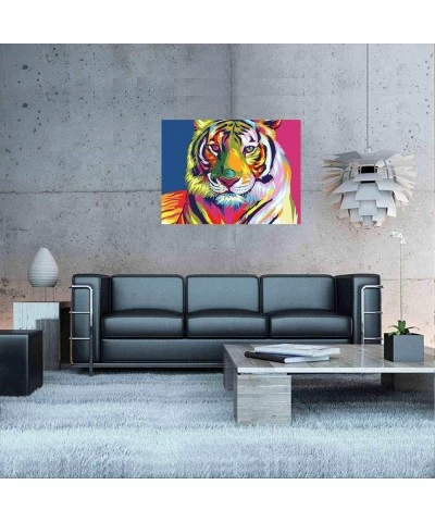 Paint by Numbers DIY Acrylic Painting Kit for Kids & Adults Beginner - 16" x 20" Colorful Tiger Pattern $23.81 Kids' Drawing ...