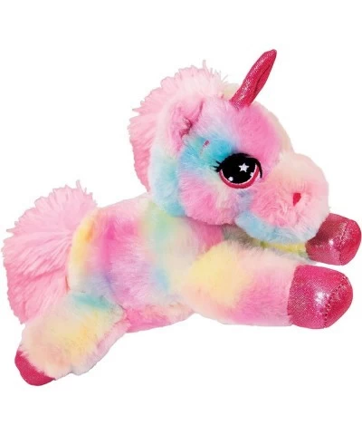 Unicorn Stuffed Animal Unicorn Toys for Girls and Boys 12-Inch Lying Unicorn Plush - Rainbow Pink $23.44 Stuffed Animals & Te...